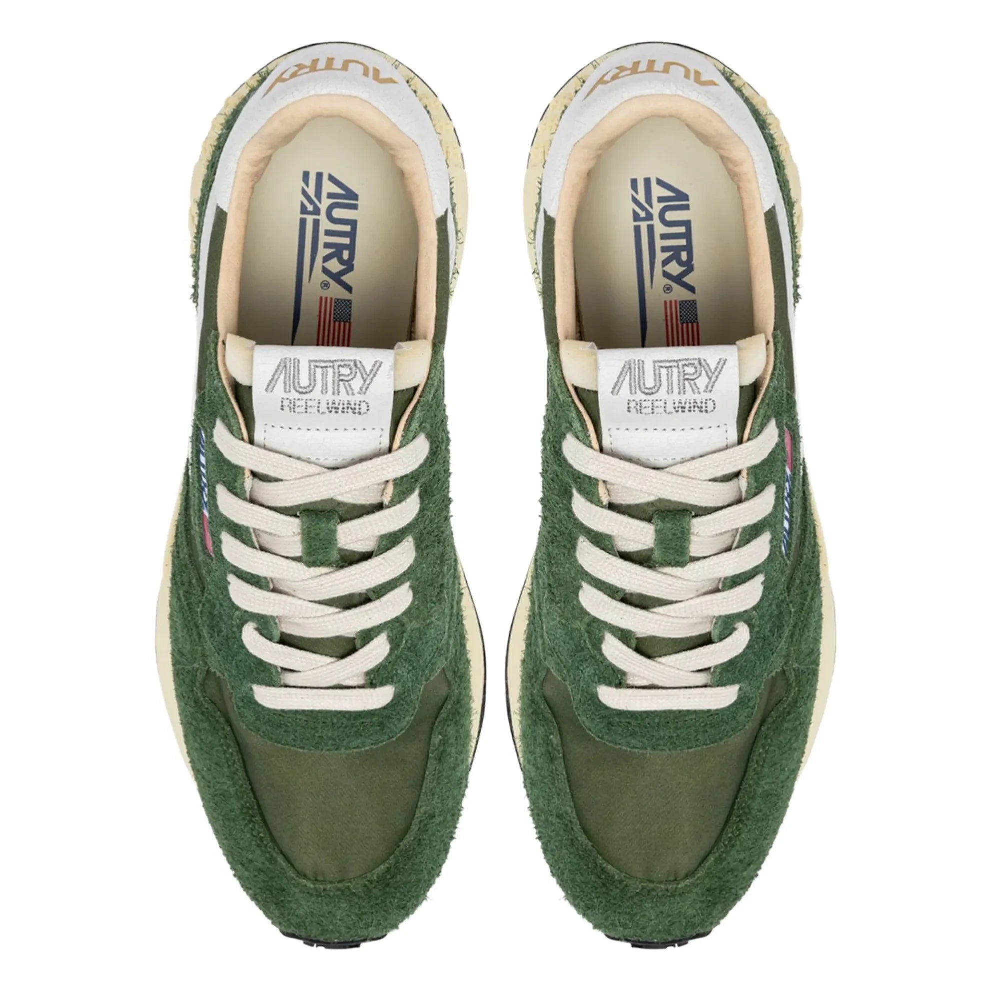 Autry - Reelwind Low Nylon Sneakers | Dark Green