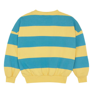 The Campamento - Oversized Striped Sweatshirt | Yellow