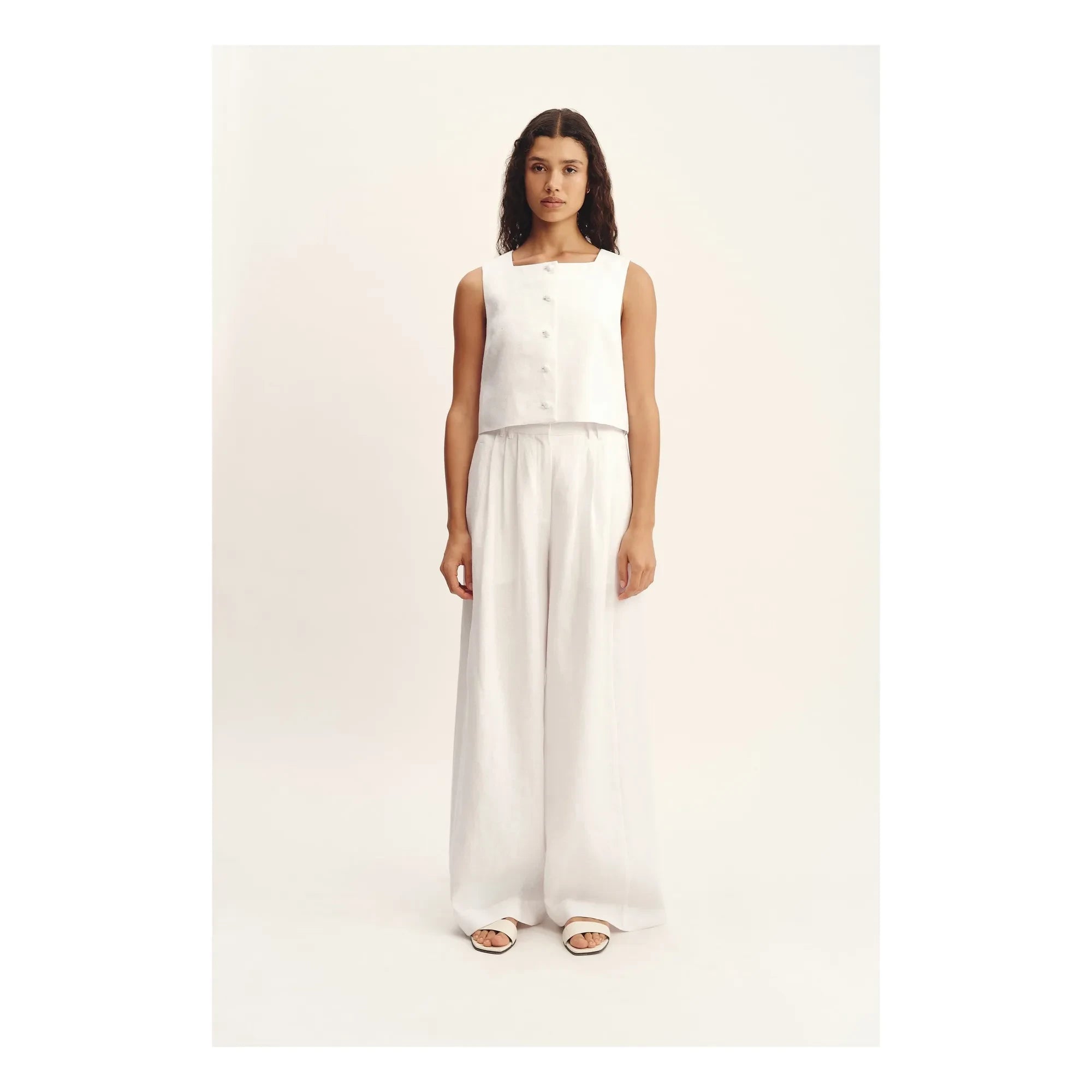 Posse - Parker Linen Pants | Ivory