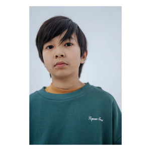 Repose AMS - Cozydrop Logo Sweat Organic Cotton | Green