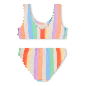 Molo - Nolina Striped Recycled Fiber Swimsuit | Orange