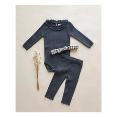 Rylee + Cru - Pointelle Leggings | Navy Blue