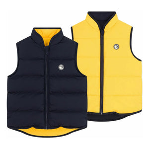 Petit Bateau - Reversible Sleeveless Puffer Vest | Powder Pink