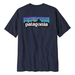 Patagonia - P-6 Logo Responsible Recycled Fiber T-shirt | Blue