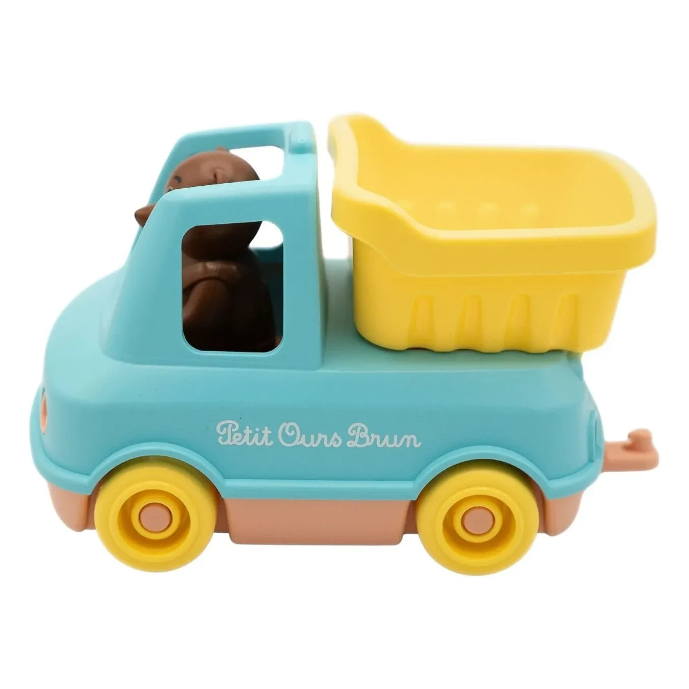 Simple - Dump Truck - Single x Small Brown Bear | Blue
