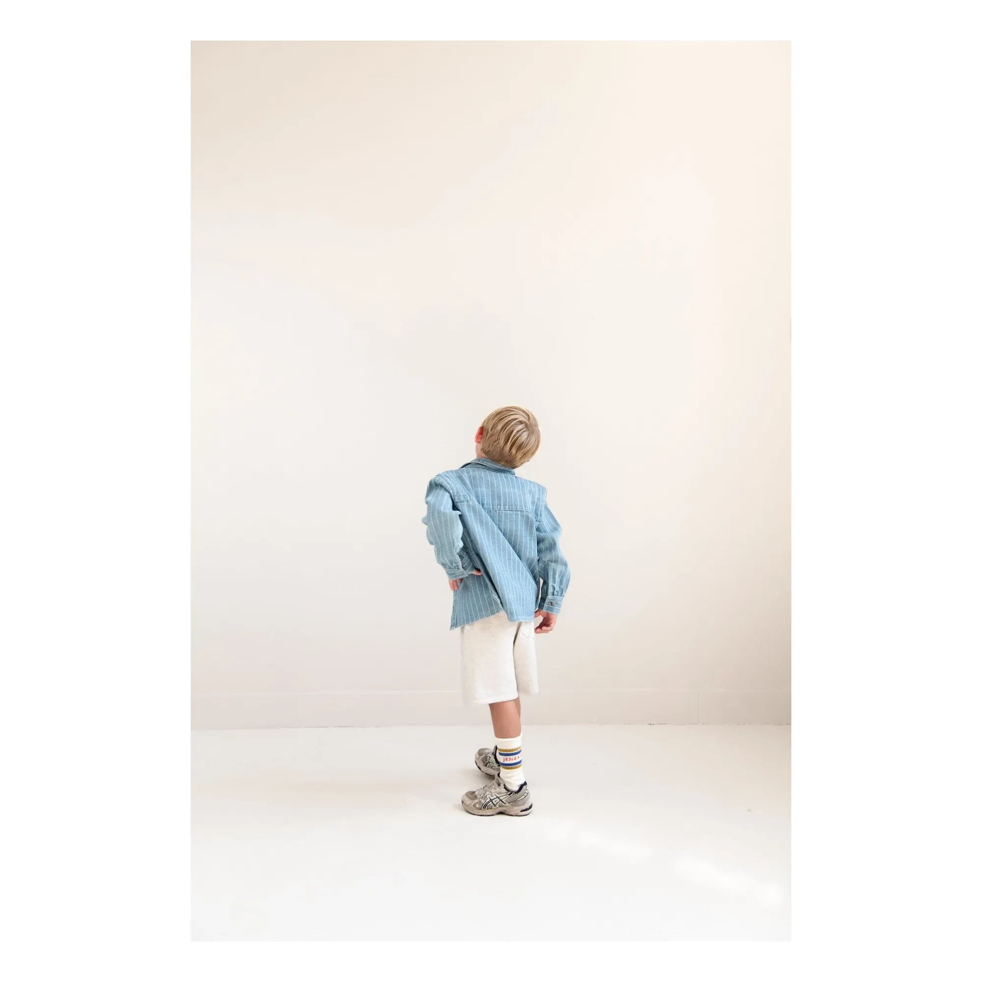 Jenest - Xavi Organic Cotton Shorts | Light gray
