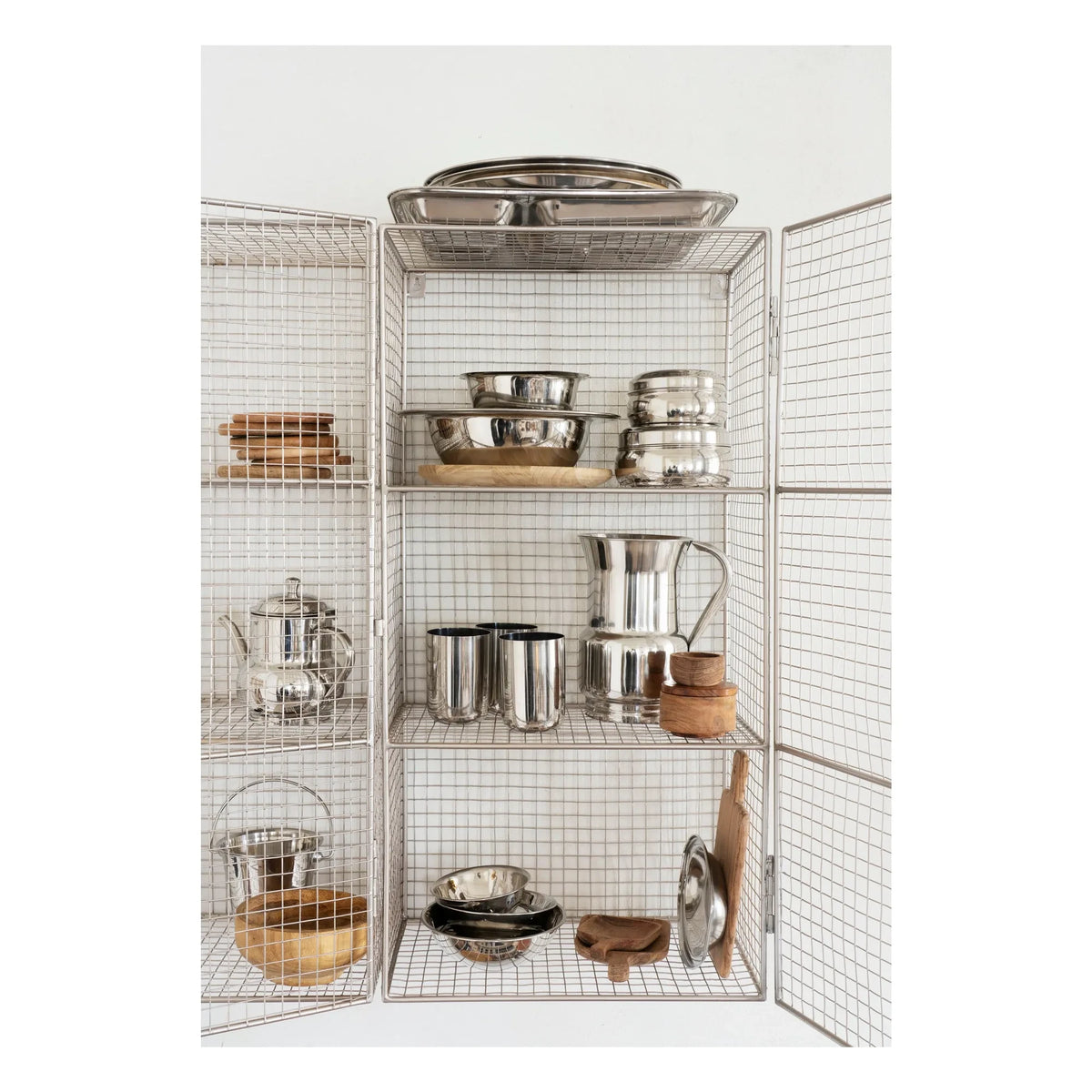 Madam Stoltz - Stainless Steel Bowl | Steel