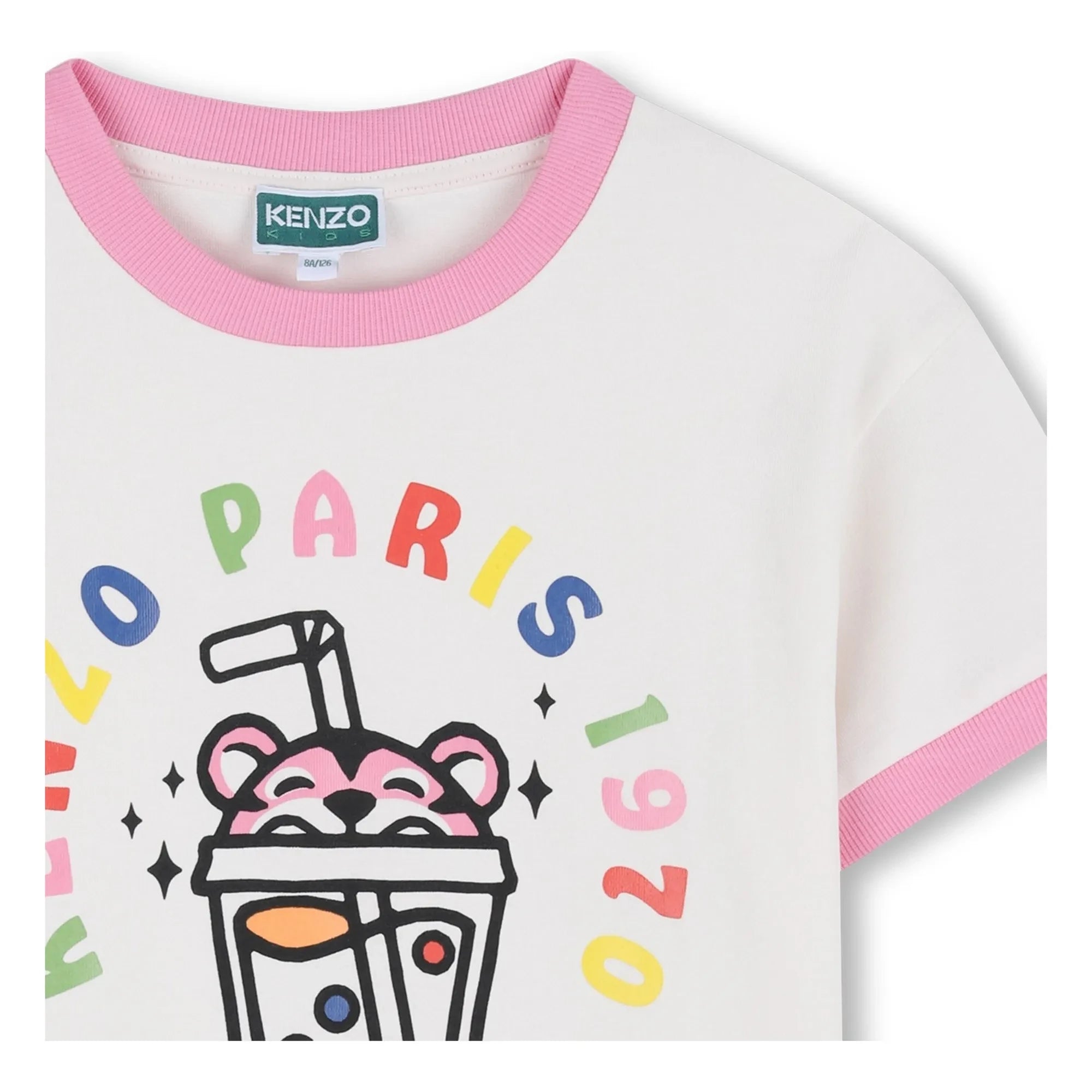 Kenzo - Happy Sweet Bubble Tiger T-shirt | White