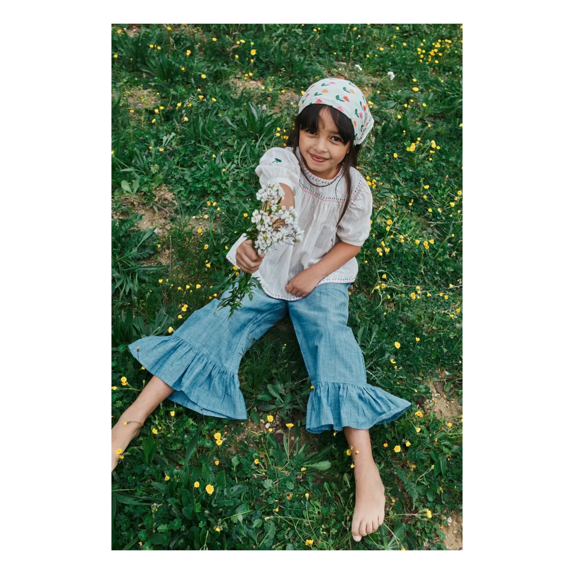Emile et Ida - Embroidered Blouse | Cream