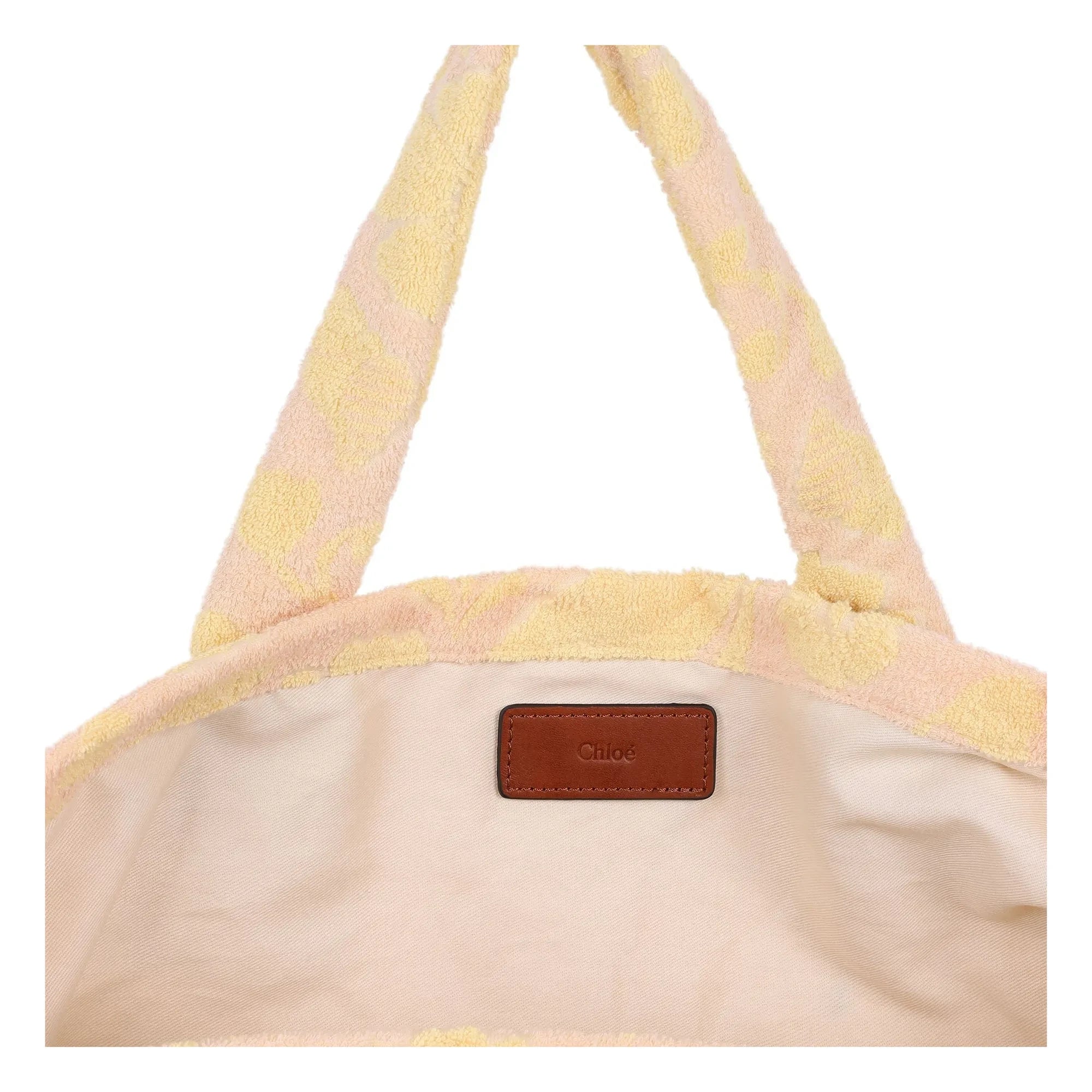 Chloé - Jacquard Sponge Bag | Peach