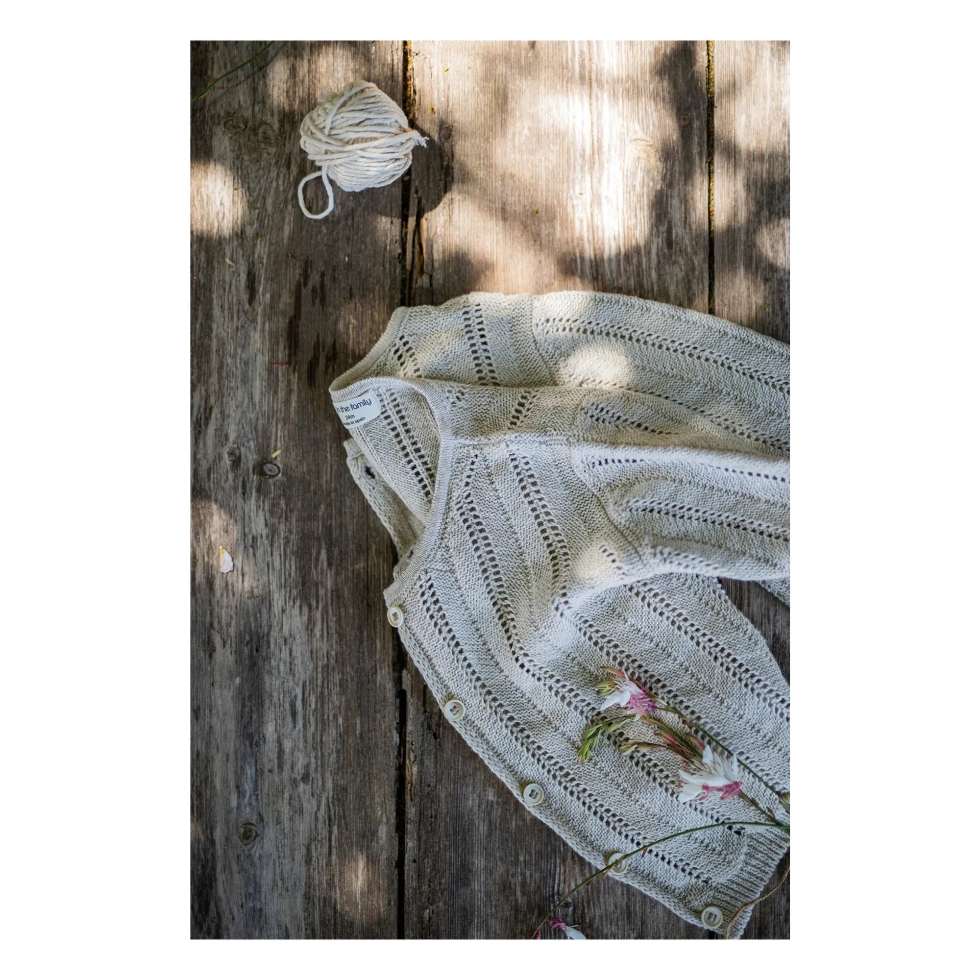 1+ in the family - Xelida Linen Cardigan | Beige