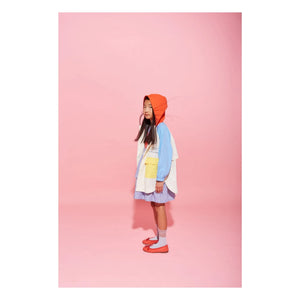 Wynken - Color Block Windbreaker | Ecru
