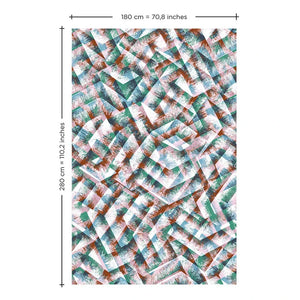 Bien Fait - Bohem Duvar Kağıdı - 3 Rulo | Su Yeşili