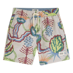 Scotch & Soda - Desert Flower Patterned Swimsuit Shorts | Beige