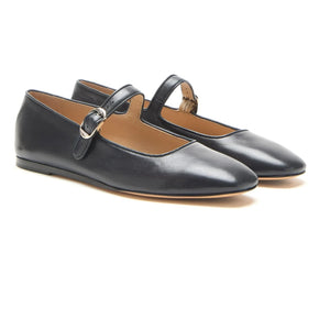 Le Monde Beryl - Black Mary Jane Leather Flats
