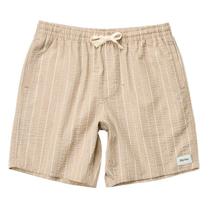 Rhythm - Striped Jam Shorts | Dark Beige