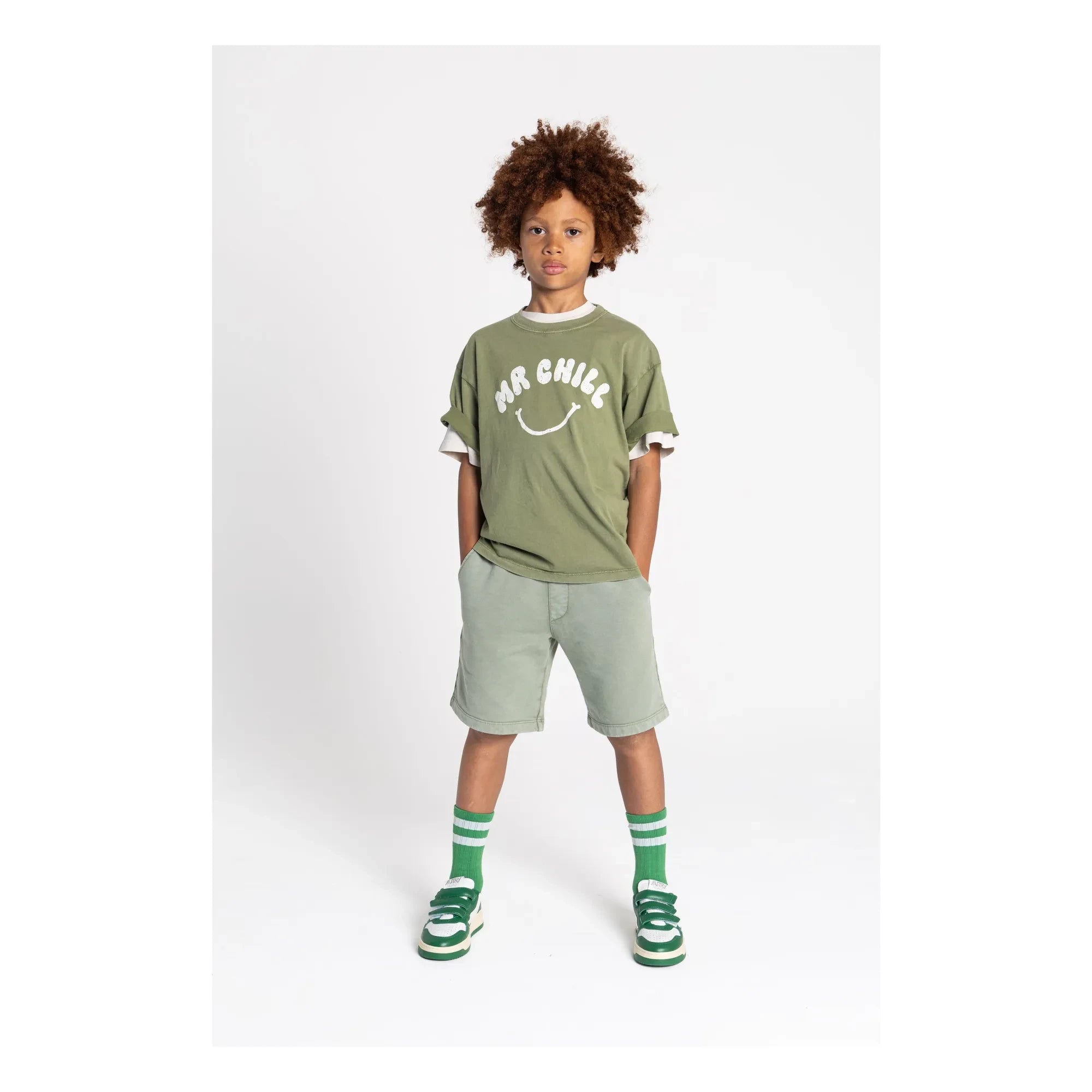 Smallable Kid - Milo Organic Cotton Shorts | Light Khaki