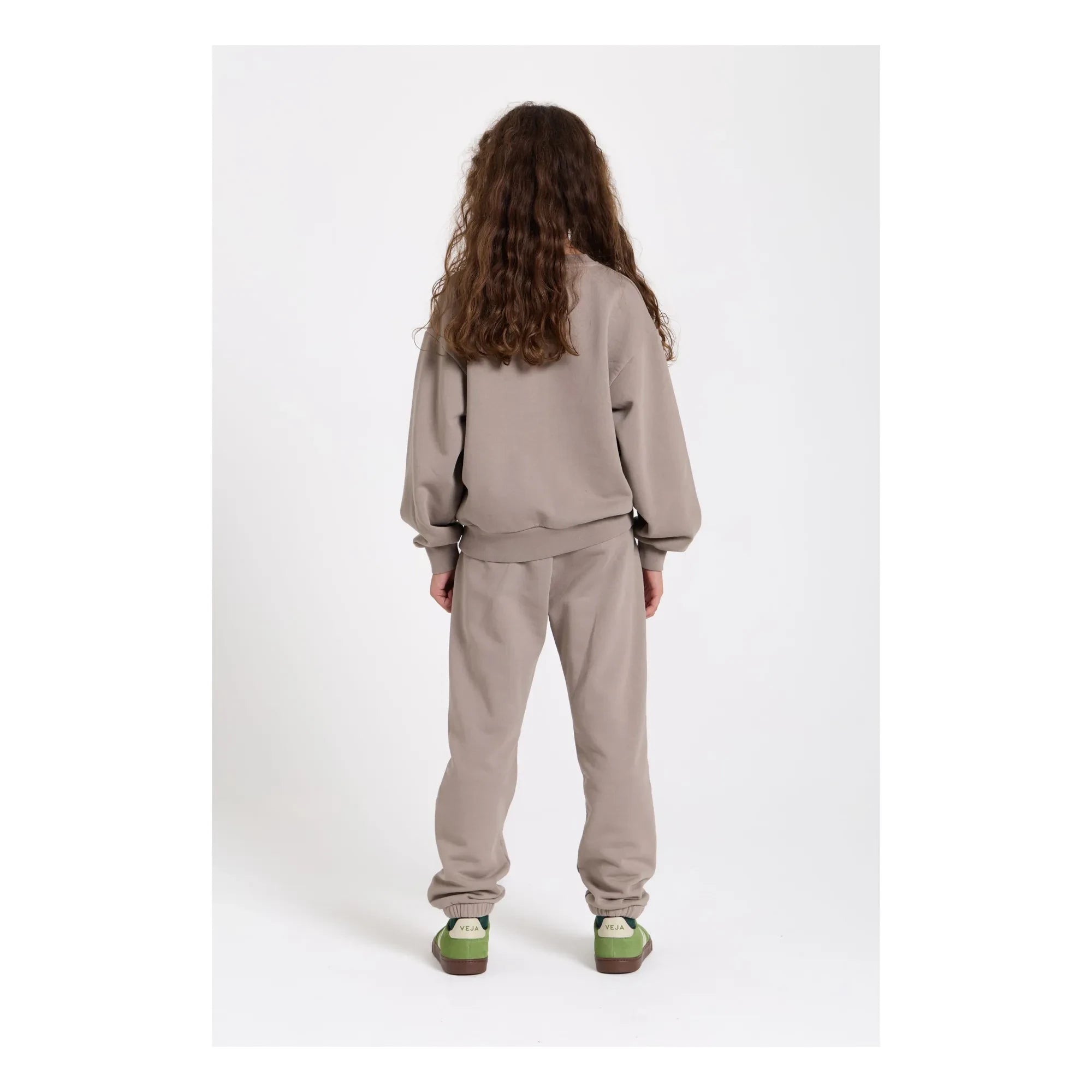 Smallable Kid - Maia organik pamuklu sweatshirt | Gri taupe