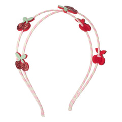 Rockahula Kids - Double Cherries Hair Band | Powder Pink