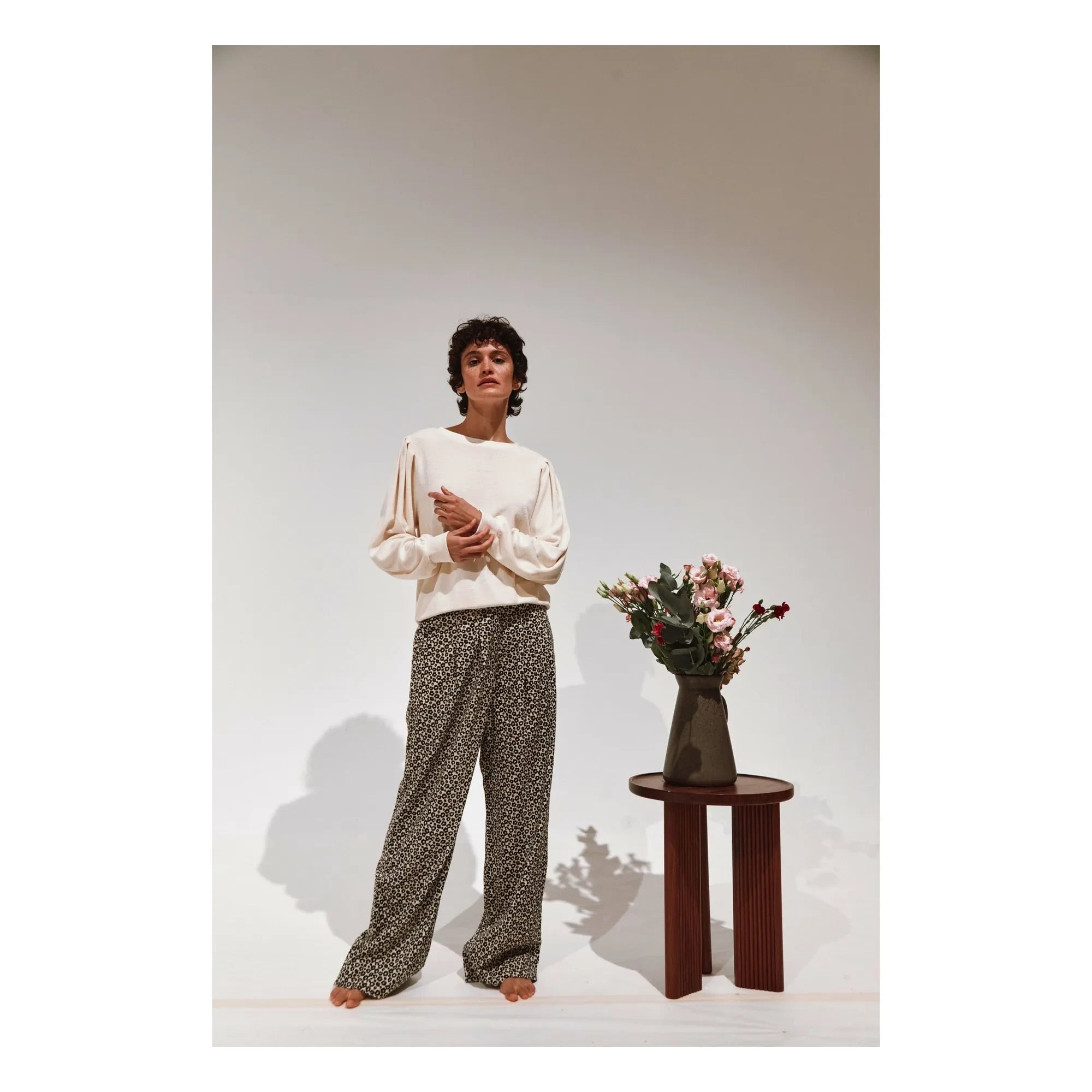Emile et Ida - Bengal Leopard Pants | Black