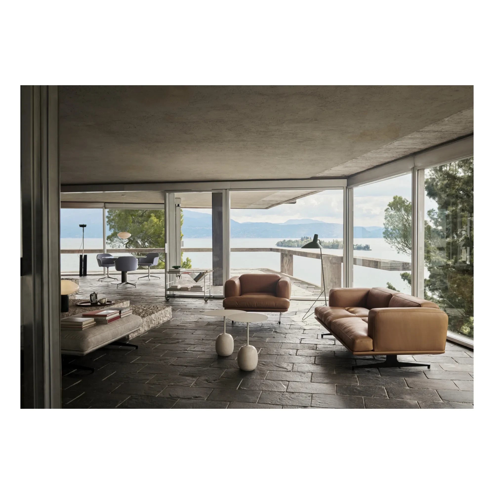 & Tradition - Inland AV22 Sofa, Fine Leather | Cognac