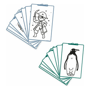 Kidywolf - Kidydraw Mini Cartridge - Pirates, Princesses, and Wild Animals