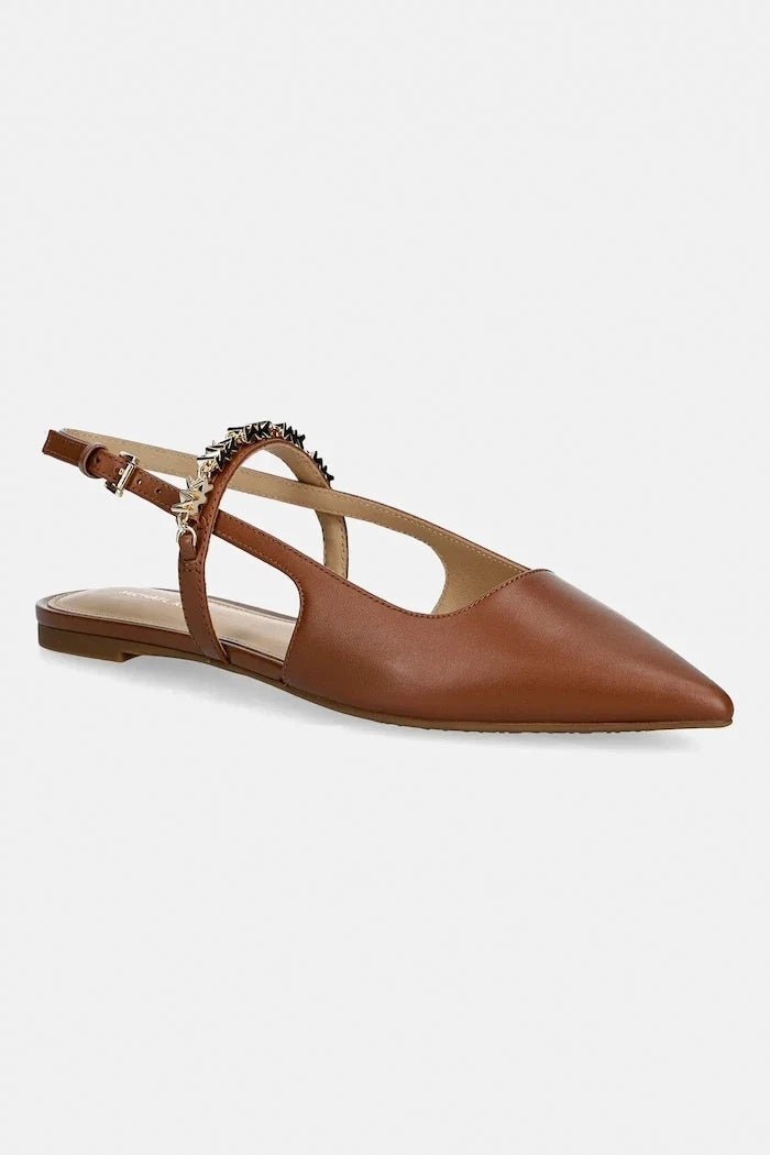 MICHAEL Michael Kors Dina Flex Sling Flat Deri Babet