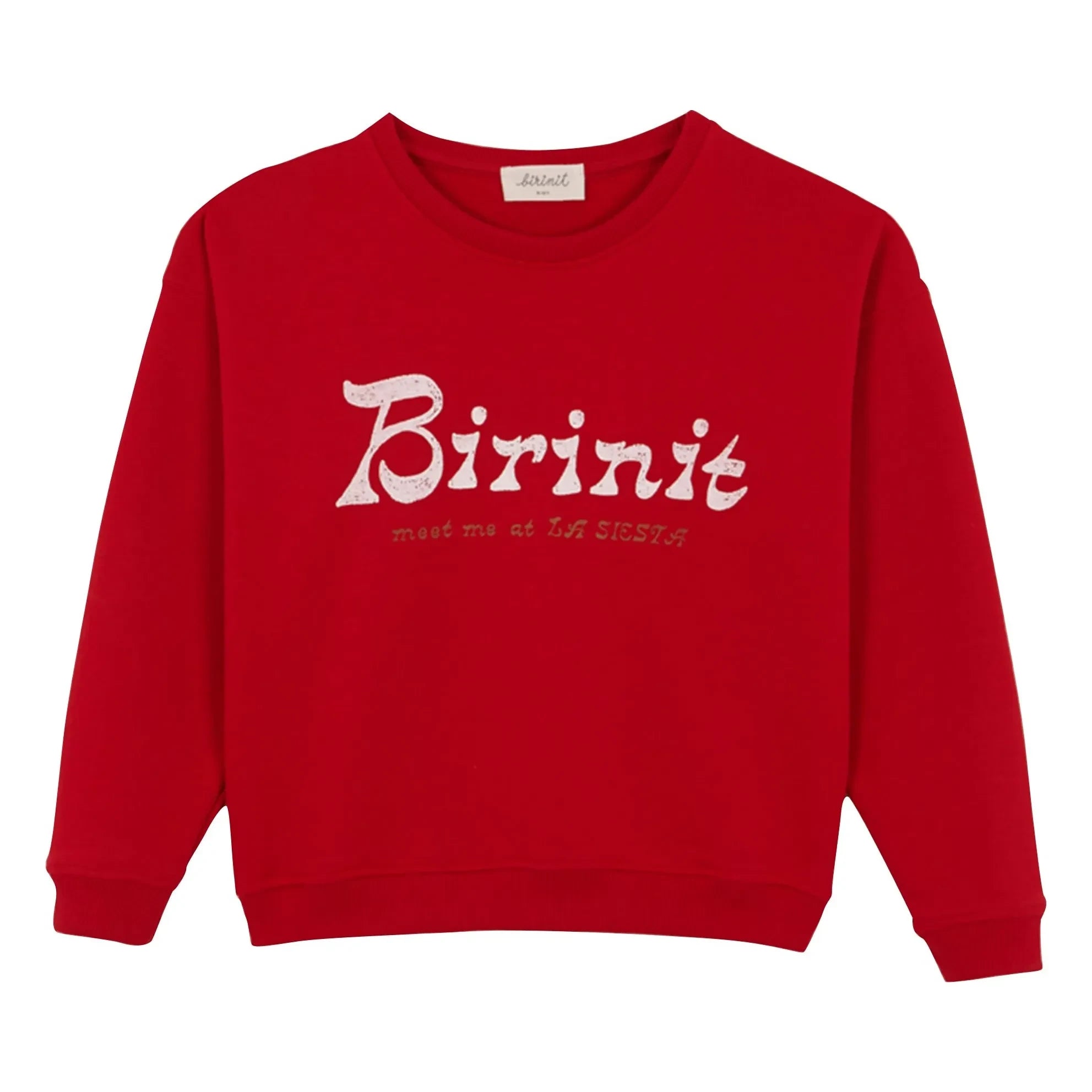 birinit - Chili Birinit organic cotton sweatshirt | Red
