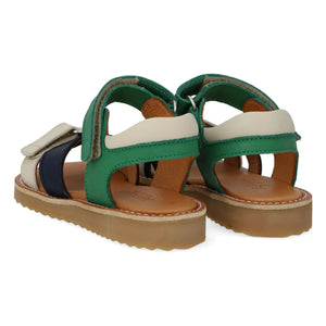 Angulus - Double Striped Sandals | Meadow Green