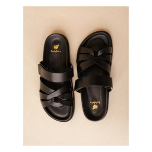 Bobbies - Atlas Leather Sandals | Black