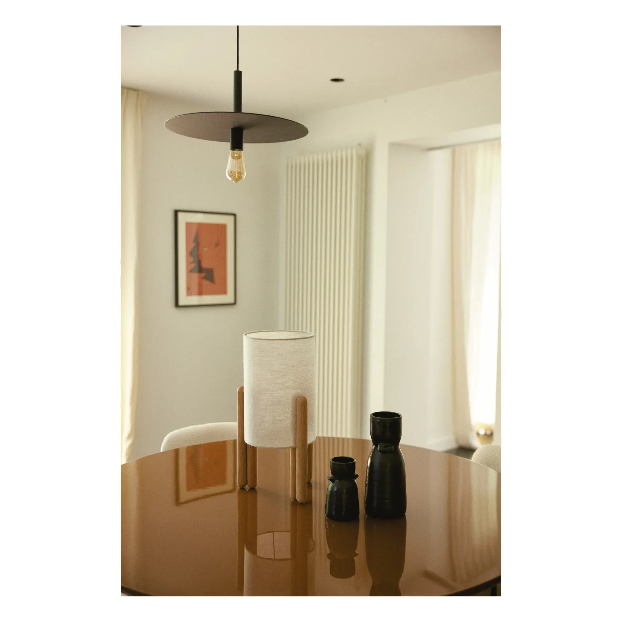 Gabrielle Paris - Joe Round Dining Table | Caramel