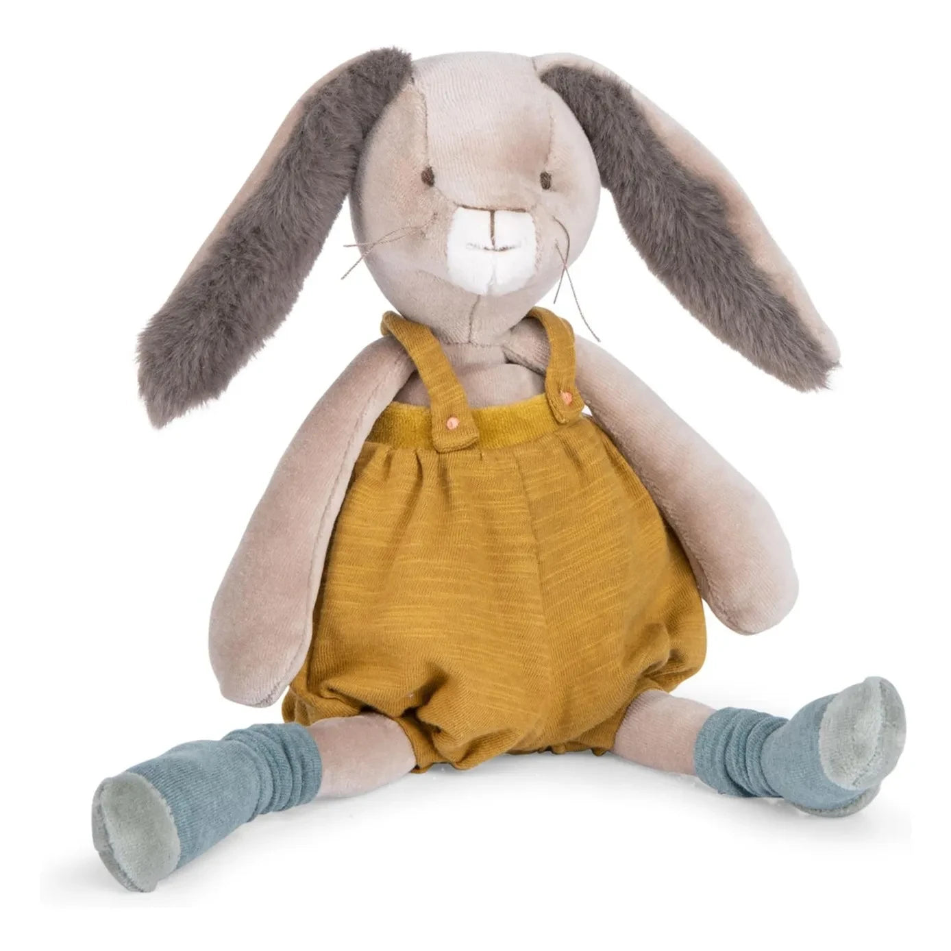 Moulin Roty - Hardal renkli Tavşan Doudou - Three little rabbits