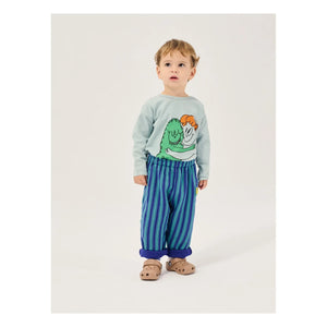 Bobo Choses - Monstre Organic Cotton Baby T-shirt | Light Blue