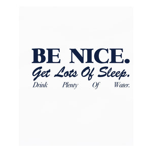 Sporty & Rich - Be Nice Tişört Geri dönüştürülmüş pamuk | Beyaz