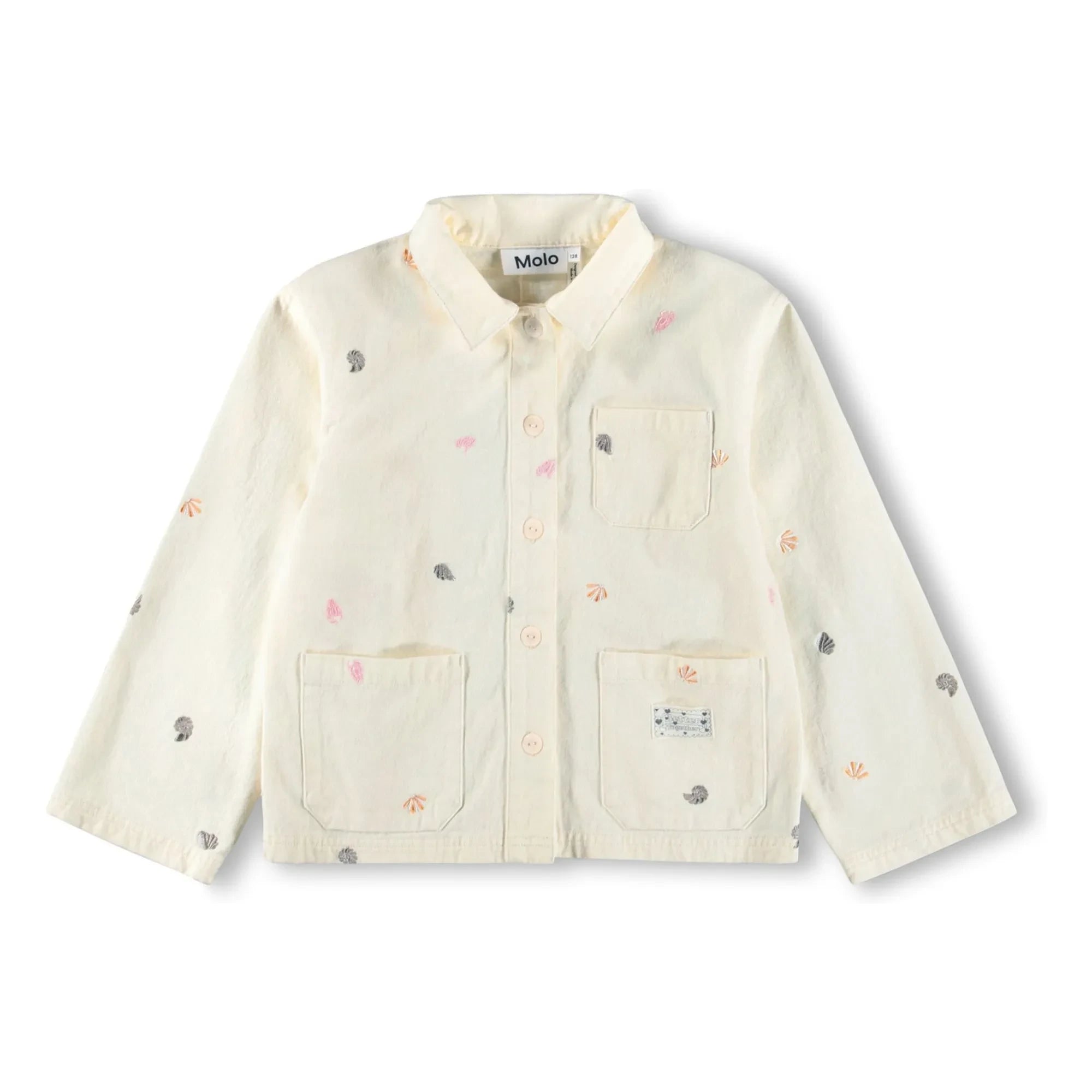 Molo - Hellen Coquillages Organic Cotton Jacket | Ivory