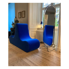 Verpan - Welle Double Lounge Module - Velvet | Blue