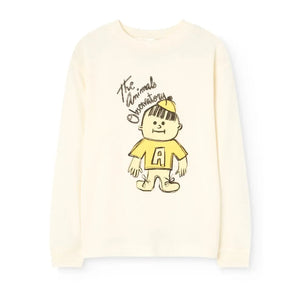 The Animals Observatory - Organic cotton dog t-shirt | Ivory