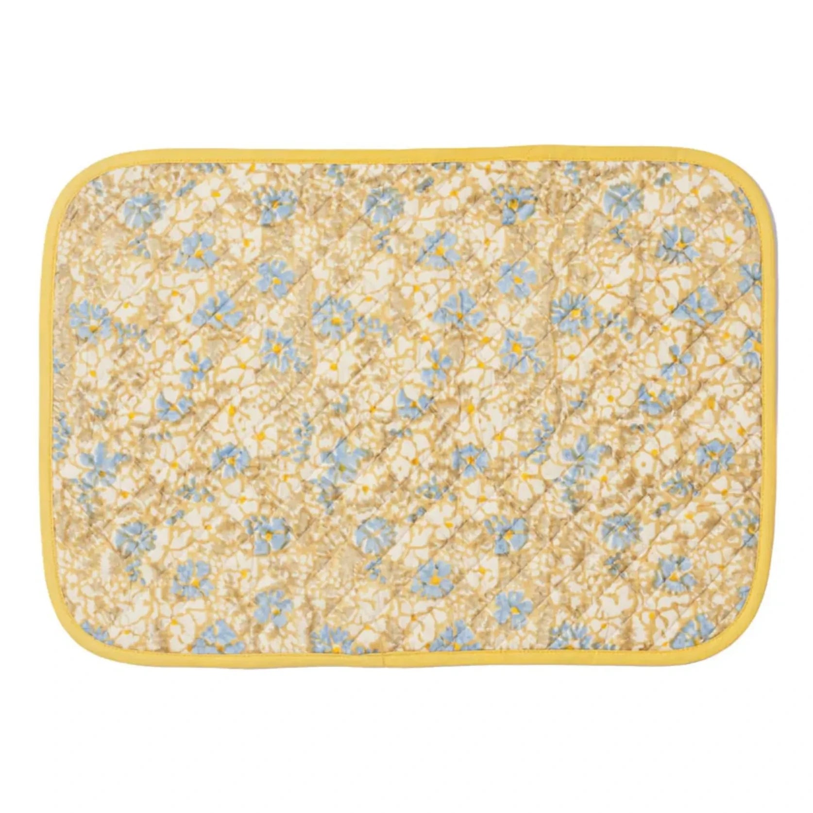 Le Monde Sauvage - Sicily Double-Sided American Tablecloth - 4 Piece Set | Yellow