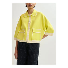 Essentiel Antwerp - Jugly Cardigan | Lemon yellow