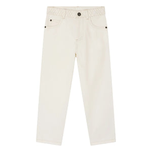 Bonpoint - Eloha Organic Cotton Pants | White