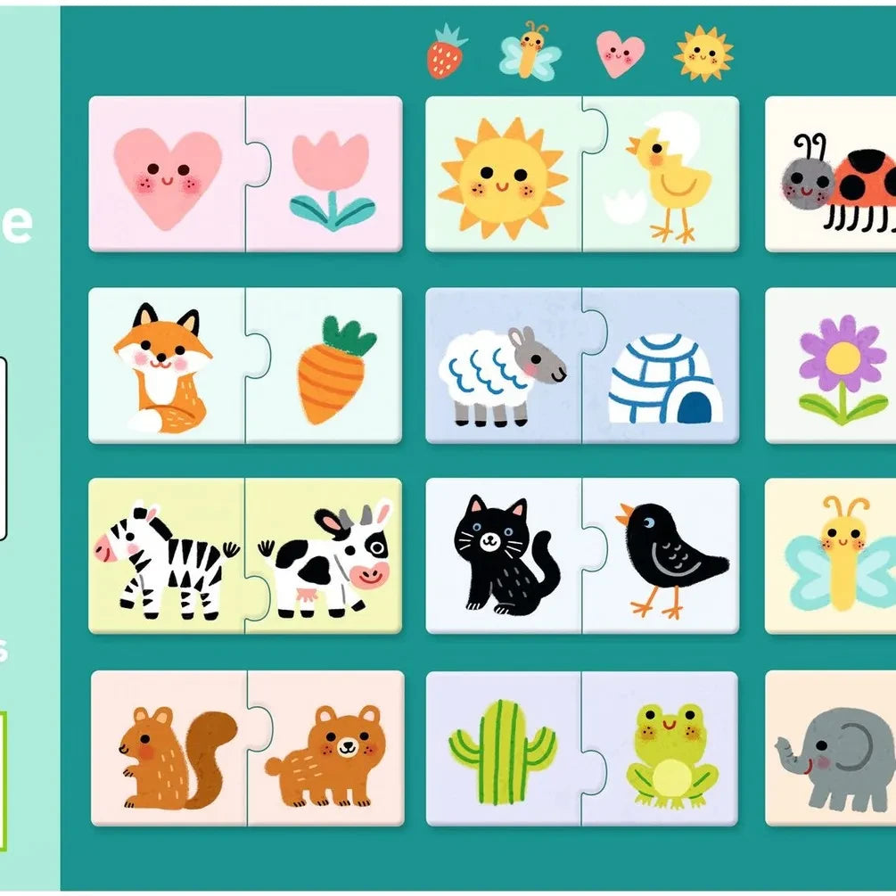 Djeco - Renkler Duo Puzzle