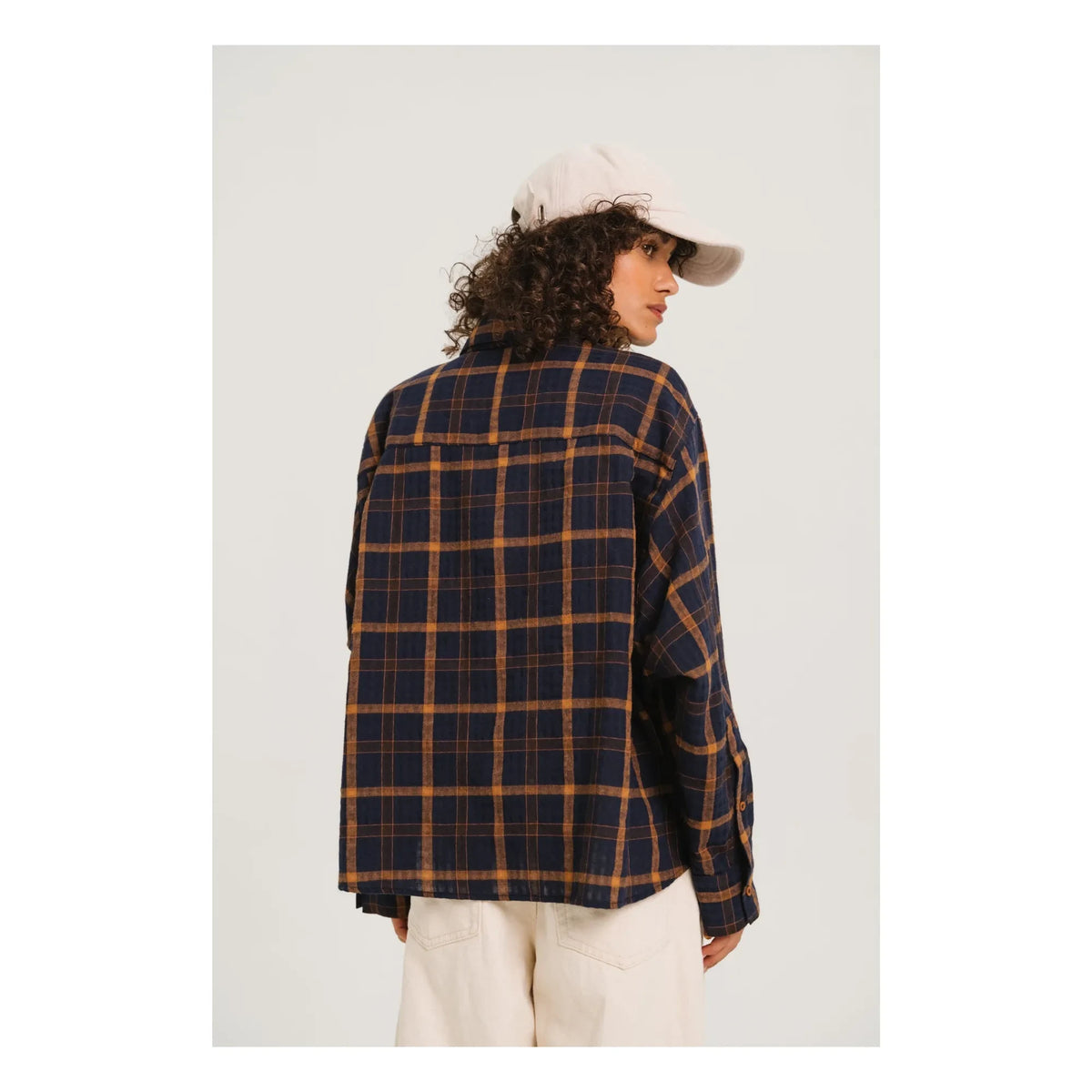 Sacrécoeur - Charlie scarf shirt | Navy