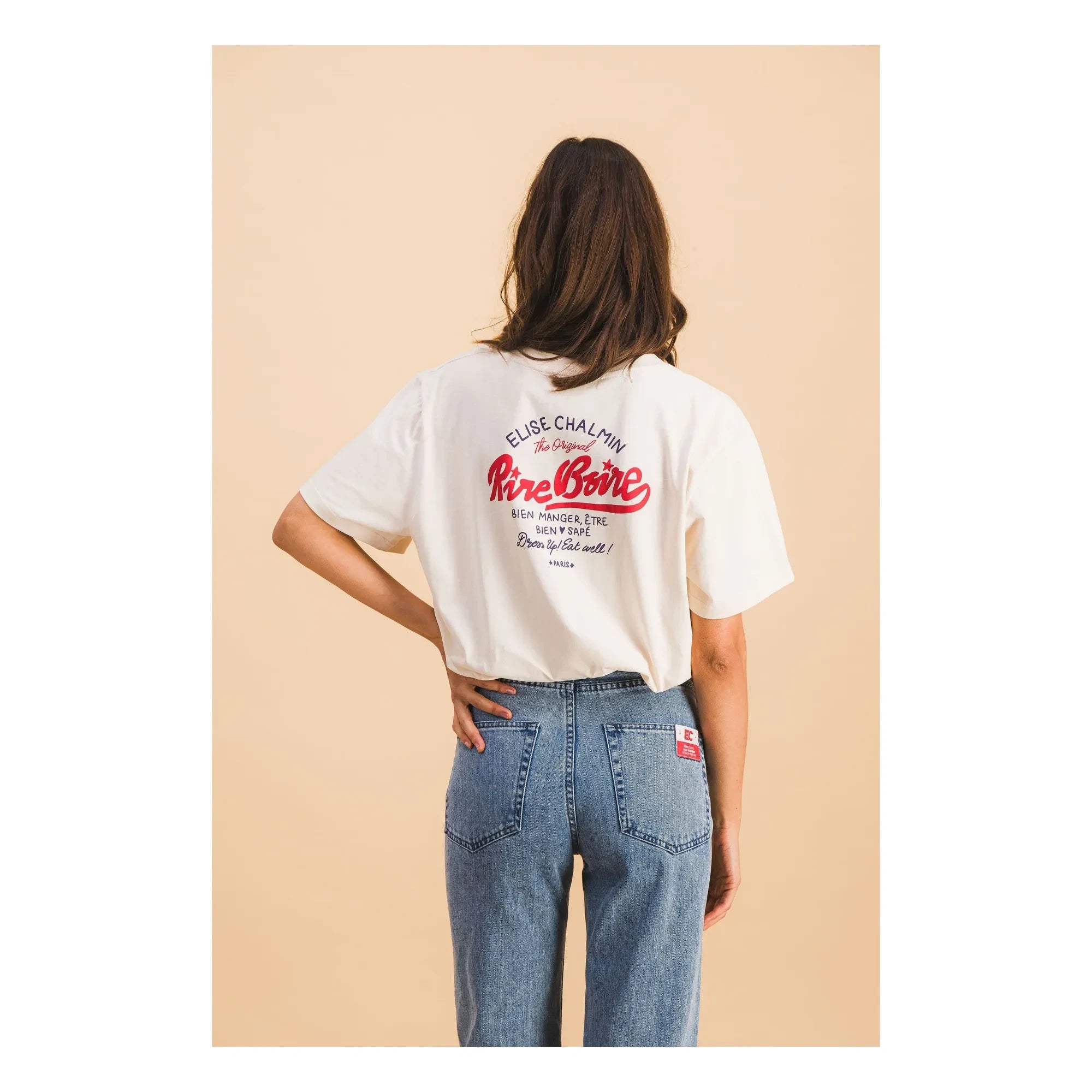 Elise Chalmin - Mario Cotton T-Shirt | White