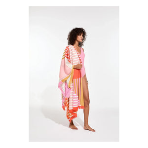 Mapoésie - Riviera Beach Towel | Pink