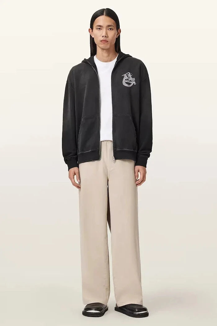 AllSaints TERRA Pamuklu Kapüşonlu Sweatshirt