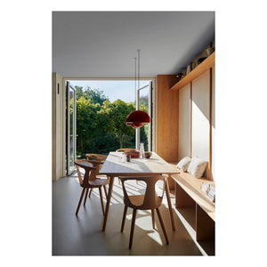 & Tradition - VP7 Flowerpot Pendant Lamp - Verner Panton | Plum