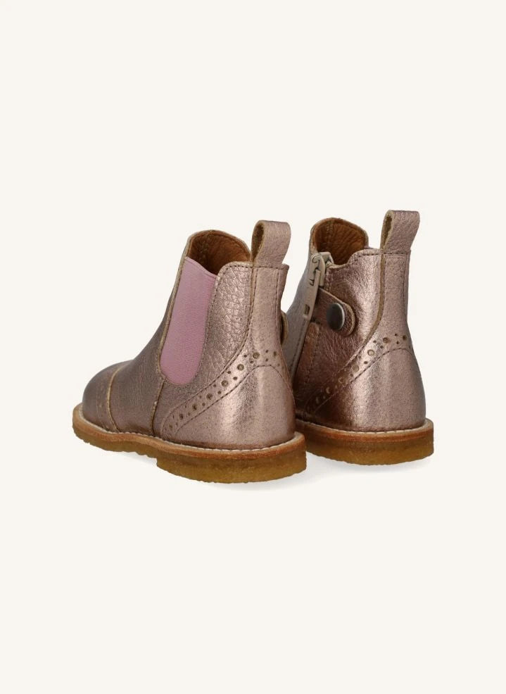 Angulus - Classic Chelsea Boots | Pink