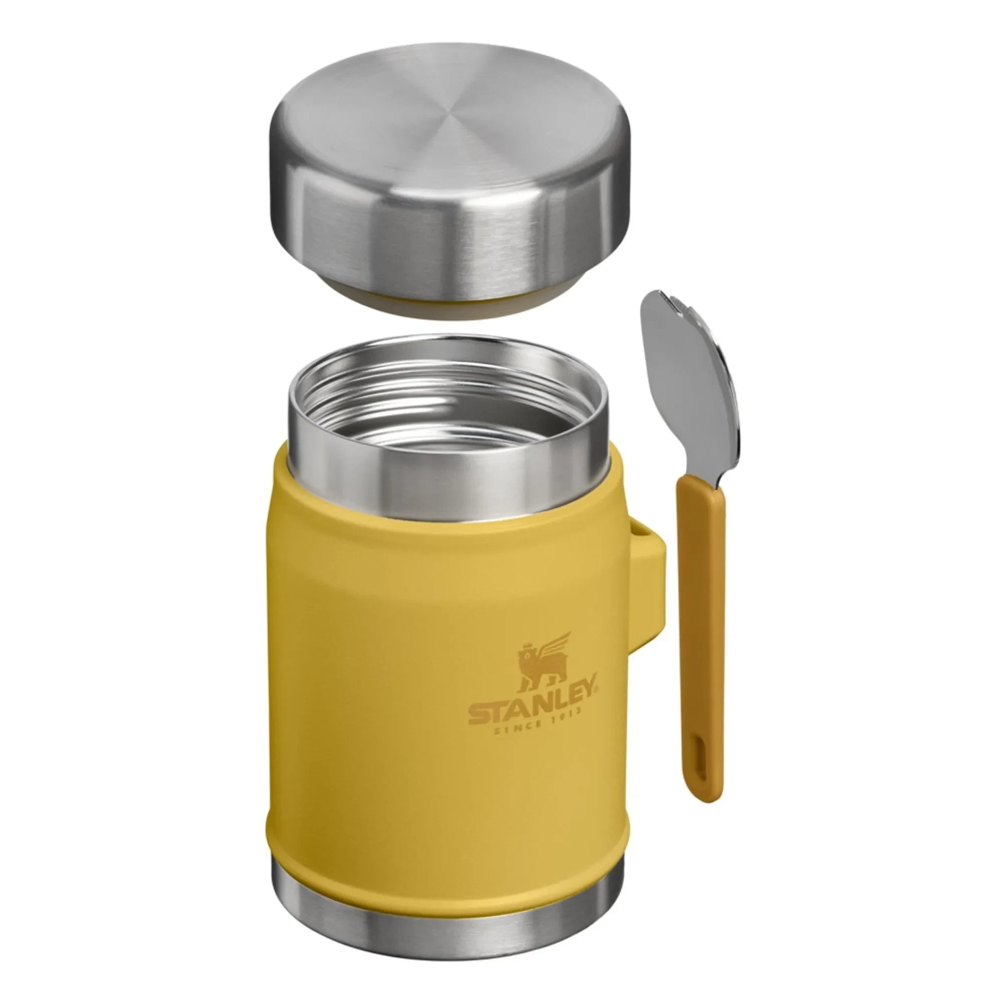 Stanley 1913 - The Legendary Classic Insulated Food Jar with Spork - 0.4 L | Mustard