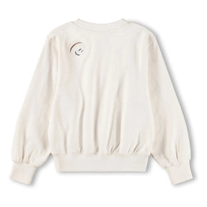 Molo - Sweat Marge Macarons Organic Cotton | White