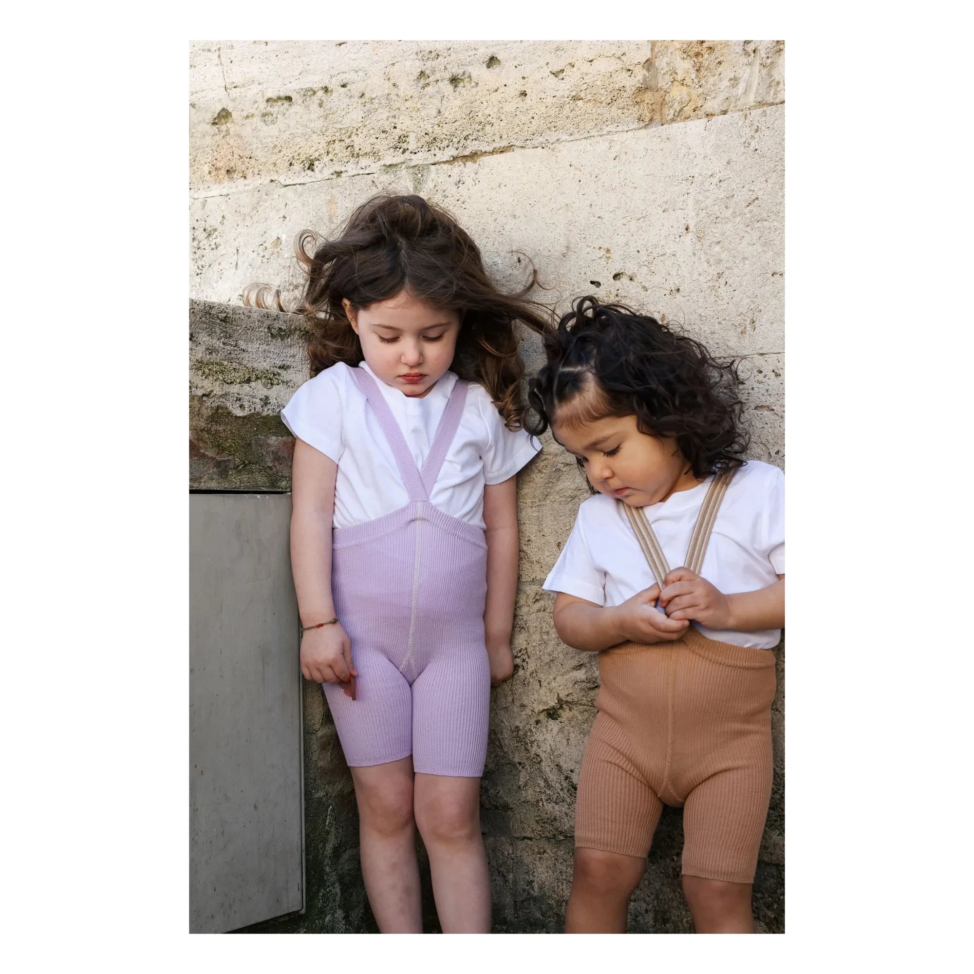 Silly Silas - Organic Cotton Short Leggings | Lavender